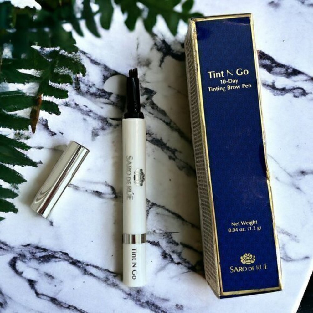 Saro De Rue Tint N Go 10-Day Eyebrow Tinting Pen NEW Light Brown Color